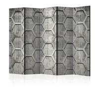 Paravent 5 Volets "Platinum Cubes" 172x225cm