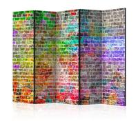 Paravent 5 Volets "Rainbow Wall" 172x225cm