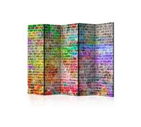 Paravent 5 Volets "Rainbow Wall" 172x225cm