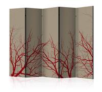 Paravent 5 Volets "Red Hot Branches" 172x225cm