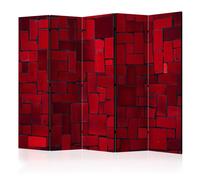 Paravent 5 Volets "Red Imagination" 172x225cm