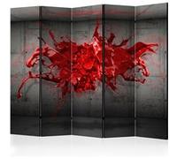 Paravent 5 Volets "Red Ink Blot" 172x225cm