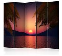 Paravent 5 Volets "Romantic Evening on the Beach" 172x225cm