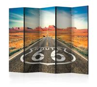Paravent 5 Volets "Route 66" 172x225cm