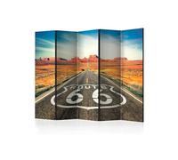 Paravent 5 Volets "Route 66" 172x225cm