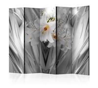 Paravent 5 volets - Steel Lilies II [Room Dividers] - 225x172 Artgeist (40316)