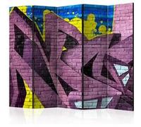 Paravent 5 Volets "Street Art Graffiti" 172x225cm Multicolore G