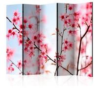 Paravent 5 Volets "Symbol of Japan Sakura Flowers" 172x225cm