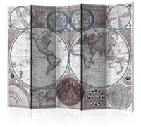 Paravent 5 volets Terraqueous Globe-Taille 225 x 172 cm G