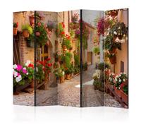 Paravent 5 Volets "The Alley in Spello Italy" 172x225cm