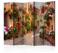 Paravent 5 Volets "The Alley in Spello Italy" 172x225cm