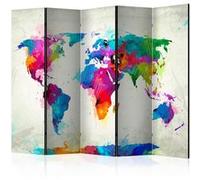 Paravent 5 volets - The map of happiness II [Room Dividers] - 225x172 Artgeist (40510) Multicolore G