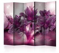 Paravent 5 Volets "The Purple Flame" 172x225cm
