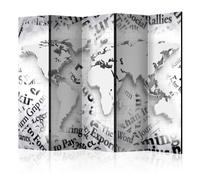 Paravent 5 Volets "The World of Newspapers" 172x225cm