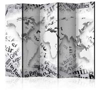 Paravent 5 volets - The world of newspapers II [Room Dividers] - 225x172 (40524)
