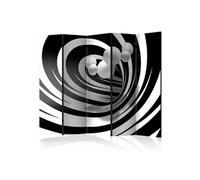 Paravent 5 Volets "Twisted in Black & White" 172x225cm