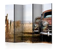 Paravent 5 Volets "Two Old, American Cars" 172x225cm