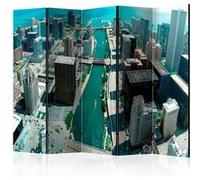 Paravent 5 Volets "Urban Architecture of Chicago" 172x225cm