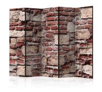 Paravent 5 Volets "Vintage Wall" 172x225cm