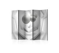 Paravent 5 Volets "White Imagination" 172x225cm