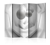 Paravent 5 Volets "White Imagination" 172x225cm