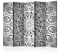 Paravent 5 volets White Mandala II-Taille 225 x 172 cm G