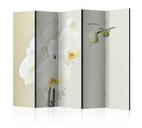 Paravent 5 Volets "White Orchid" 172x225cm