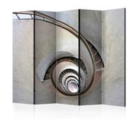 Paravent 5 Volets "White Spiral Stairs" 172x225cm