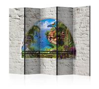 Paravent 5 Volets "Window in Paradise" 172x225cm
