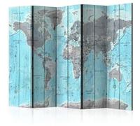 Paravent 5 Volets "Wooden Travels" 172x225cm