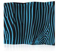 Paravent 5 Volets "Zebra Pattern Turquoise" 172x225cm