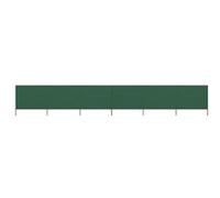 vidaXL Paravent 6 panneaux en tissu 800 x 120 cm Vert