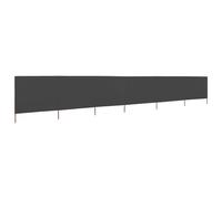 Paravent 9 Panneaux Tissu 1200x160 cm Taupe Ecran Anti-vent Abri Plage vidaXL