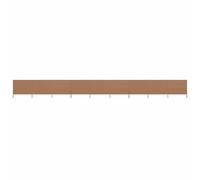 Paravent 9 Panneaux Tissu 1200x160 cm Taupe Ecran Anti-vent Abri Plage vidaXL