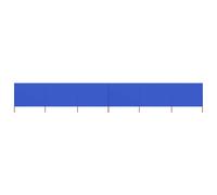 Windscherm 5-panelen 600x120 cm stof azuurblauw47165