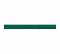 Paravent 9 Panneaux Tissu 1200x80 cm Vert Ecran Anti-vent Abri Plage vidaXL