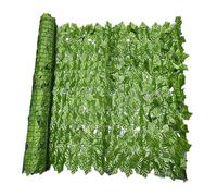 Paravent Artificiel avec Panneau de Fausses Feuilles, Haie Synthétique Décorative pour Une Visuelle, en Polyéther et Polypropylène, Vert Clair 0.5x1m