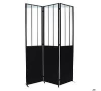 Paravent ""Atelier"" métal et verre H170cm - Atmosphera createur d'interieur