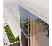Paravent Auvent imperméable pour balcon, terrasse, 45 x 200 cm, sans perçage, résistant aux intempéries, pour balcon, terrasse