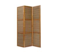 Paravent - Bambou - 4 pièces - 200cm x 130cm - Marron - Design contemporain