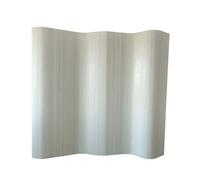 Paravent bambou coloris blanc, Hauteur 200 x Profondeur 250 cm