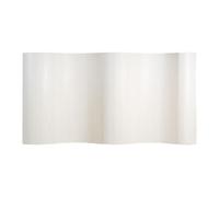 Homestyle4u Paravent Bambou Séparateur de pièce 145 cm Blanc