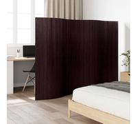 Paravent Bambou Marron Foncé Séparateur de Pièce Cloison 250 x 165 cm vidaXL