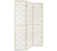 Paravent bois Nomade blanc Atmosphera - Blanc Blanc G