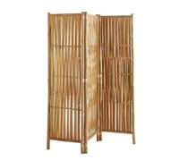 Paravent - BOX AND BEYOND - Bambou Naturel - 3 Panneaux - 160 x 139 cm - Intérieur