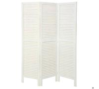 Paravent ""Camila"" en bois beige H170cm - Atmosphera createur d'interieur