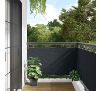 Paravent de balcon vidaXL, anthracite, 75 x 300 cm, tissu Oxford