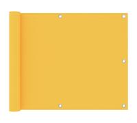 Paravent de balcon vidaXL jaune 75 x 600 cm en tissu Oxford