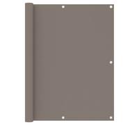Paravent de balcon vidaXL, taupe, 120 x 500 cm, tissu Oxford