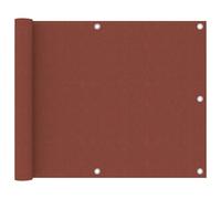 Paravent de balcon vidaXL Terracotta 75 x 300 cm en tissu Oxford